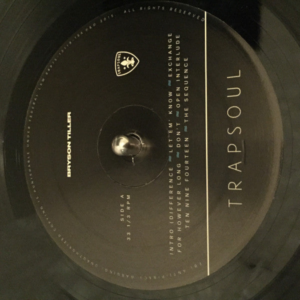 Bryson Tiller - Trapsoul (VINYL) | Near Mint (NM) Near Mint (NM)