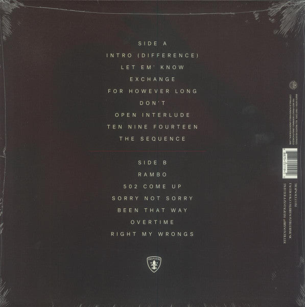 Bryson Tiller - Trapsoul (VINYL) | Near Mint (NM) Near Mint (NM)