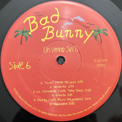 Bad Bunny - Un Verano Sin Ti (PROMO 2xVINYL) |