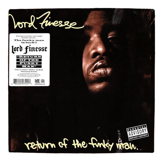 Lord Finesse - Return Of The Funky Man (TAN W/ BLACK SPLATTER VINYL) | Mint (M) Mint (M)