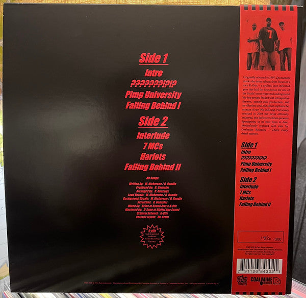 Spontaneity (COLOR VINYL) | Mint (M) Mint (M)