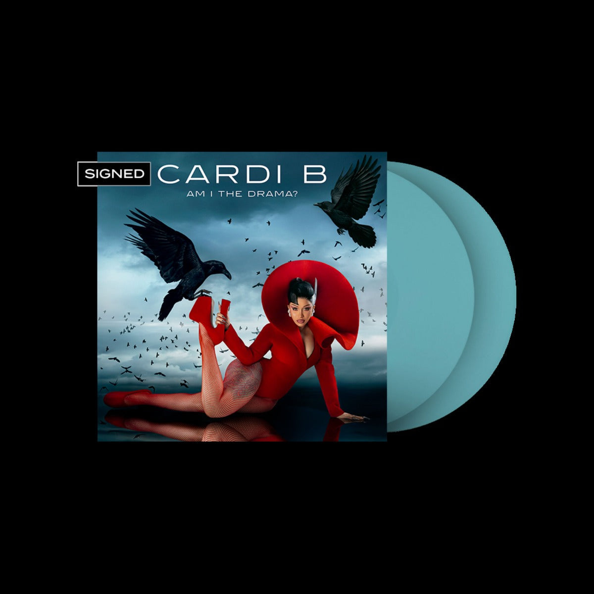 Cardi B - Am I The Drama? (Baby Blue Color Vinyl)(Includes Signed Art Card)*DISCOUNTED* |