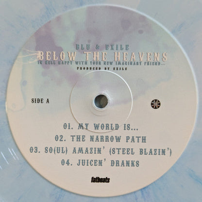 Blu & Exile - Below The Heavens (2xCOLOR VINYL & 7") | Mint (M) Mint (M)
