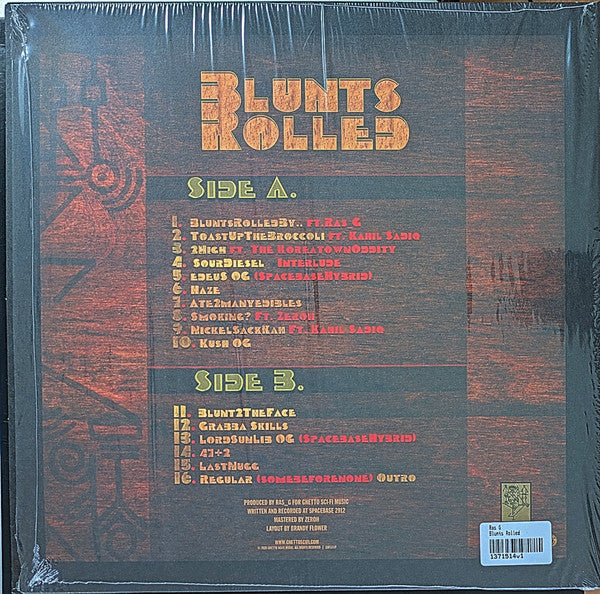 Ras G - Blunts Rolled (VINYL) | Mint (M) Mint (M)