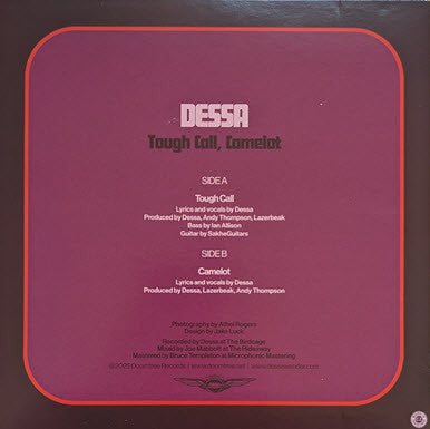 Dessa - Tough Call, Camelot (7" WHITE VINYL) |