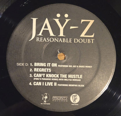 Reasonable Doubt (PROMO 2xVINYL) | Mint (M) Mint (M)