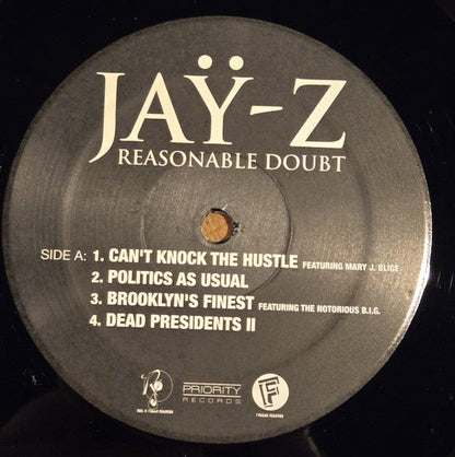 Reasonable Doubt (PROMO 2xVINYL) | Mint (M) Mint (M)