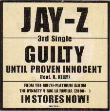 Jay-Z - Guilty Until Proven Innocent / 1-900-HUSTLER (12" VINYL) | Excellent (EX) Excellent (EX)