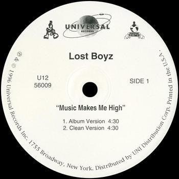Lost Boyz - Music Makes Me High (12" VINYL) | Excellent (EX) Generic