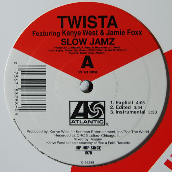 Twista - Slow Jamz (12" VINYL) | Near Mint (NM) Excellent+ (EX+)