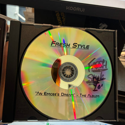 Fresh Style - "An Emcee's Dream" - The Album (SIGNED CD) | Near Mint (NM or M-)