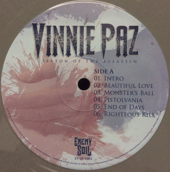 Vinnie Paz - Season Of The Assassin (2XVINYL) | Near Mint (NM or M-) Mint (M)