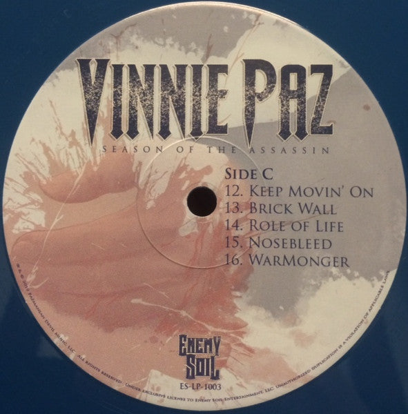 Vinnie Paz - Season Of The Assassin (2XVINYL) | Near Mint (NM or M-) Mint (M)