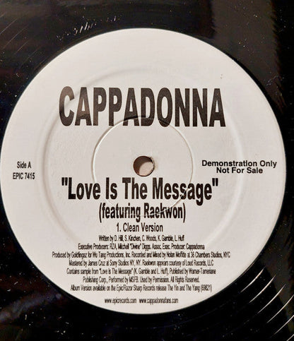 Love Is The Message / We Know (12" VINYL) | Near Mint (NM) Generic