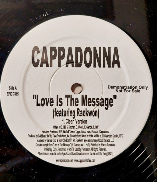 Love Is The Message / We Know (12" VINYL) | Near Mint (NM) Generic