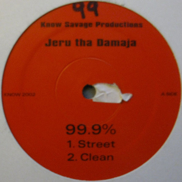 Jeru The Damaja - 99.9% (12" VINYL) | Near Mint (NM) Generic