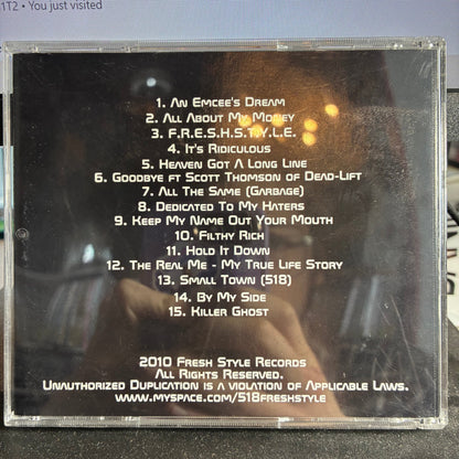 Fresh Style - "An Emcee's Dream" - The Album (SIGNED CD) | Near Mint (NM or M-)