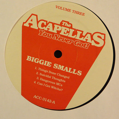 2Pac - The Acapellas You Never Got! Volume Three (VINYL) | Near Mint (NM or M-) Generic