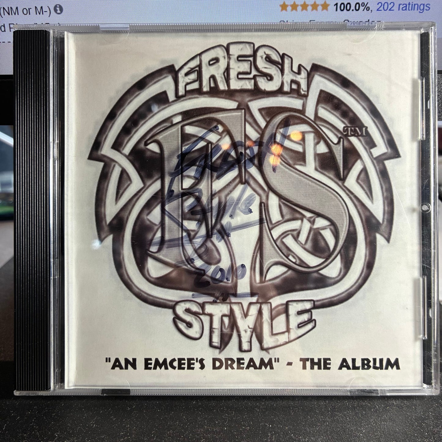 Fresh Style - "An Emcee's Dream" - The Album (SIGNED CD) | Near Mint (NM or M-)