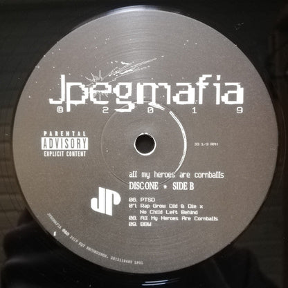 JPEGMAFIA - All My Heroes Are Cornballs (VINYL) | Near Mint (NM or M-) Near Mint (NM)