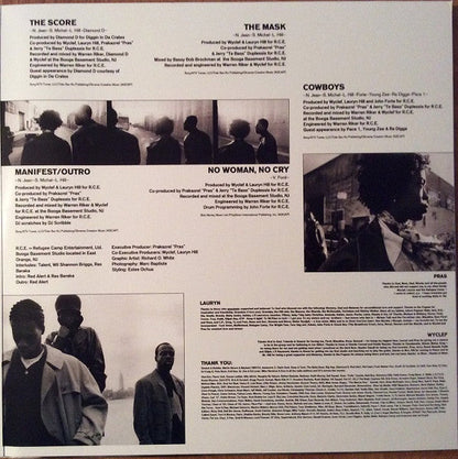 Fugees - The Score (2XVMP ORANGE/BLACK SPLIT VINYL) | Near Mint (NM) Very Good Plus (VG+)