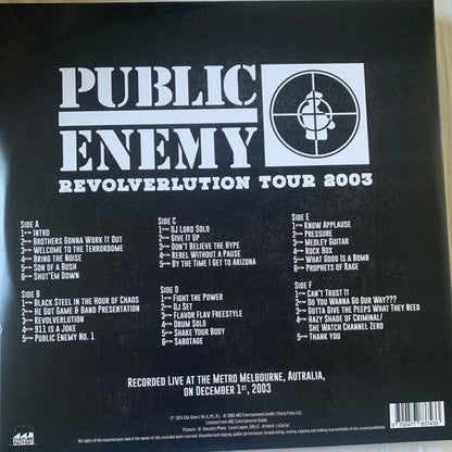 Public Enemy - Revolverlution Tour 2003 (3xVINYL) | Mint (M) Mint (M)