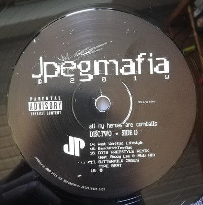 JPEGMAFIA - All My Heroes Are Cornballs (VINYL) | Near Mint (NM or M-) Near Mint (NM)