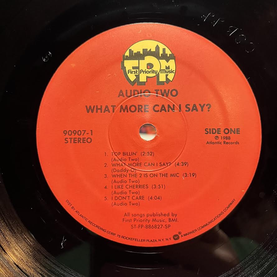 Audio Two - What More Can I Say? (VINYL) | Near Mint (NM) Excellent+ (EX+)