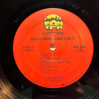 Audio Two - What More Can I Say? (VINYL) | Near Mint (NM) Excellent+ (EX+)