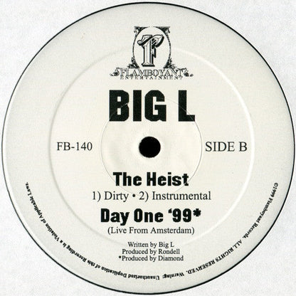 Big L - We Got This / The Heist / Day One '99 | Very Good Plus (VG+) Very Good Plus (VG+)