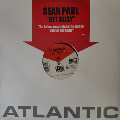 Sean Paul - Get Busy (12" VINYL) | Very Good Plus (VG+) Excellent (EX)