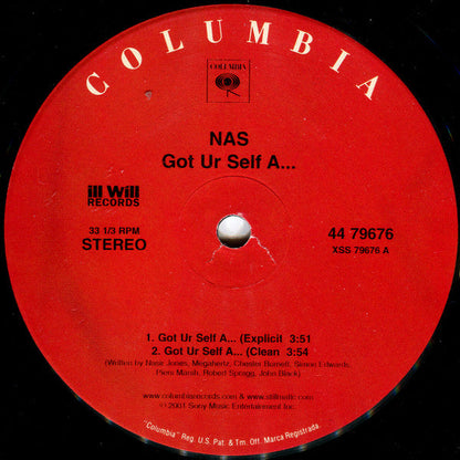 Nas - Got Ur Self A... (12" VINYL) | Very Good Plus (VG+) Very Good Plus (VG+)