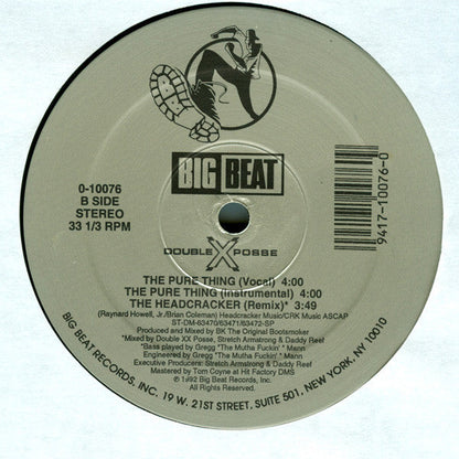 Double XX Posse - Not Gonna Be Able To Do It (VINYL) | Very Good Plus (VG+) Excellent (EX)