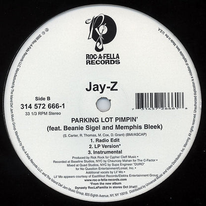 Jay-Z - I Just Wanna Love U (Give It 2 Me) (12" VINYL) | Very Good Plus (VG+) Excellent (EX)