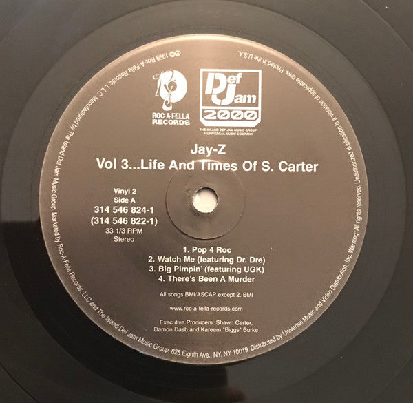 Jay-Z - Vol. 3... Life And Times Of S. Carter (*RECORD 2 ONLY* 12" VINYL) | Very Good Plus (VG+) Generic