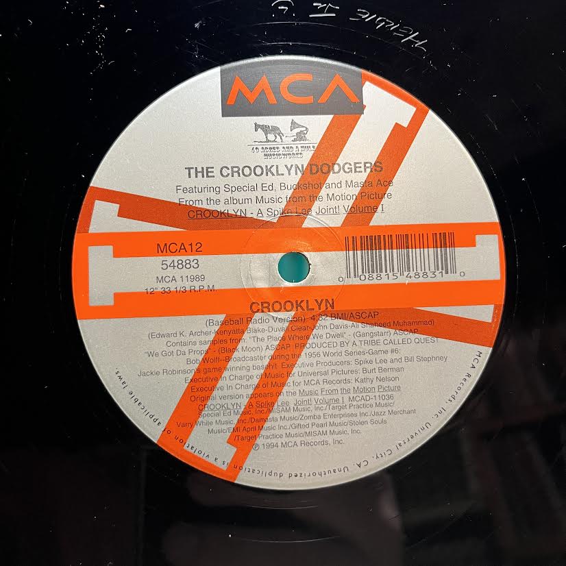 Crooklyn Dodgers - Crooklyn (12" VINYL) | Very Good Plus (VG+) Excellent (EX)