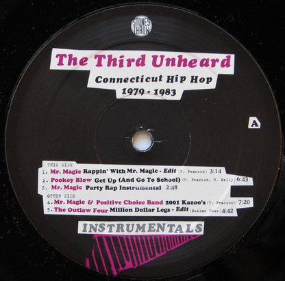 Various - The Third Unheard (Connecticut Hip Hop 1979-1983) (Instrumentals) | Very Good Plus (VG+) Generic