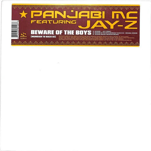 Panjabi MC - Beware Of The Boys (Mundian To Bach Ke) (12" VINYL) | Very Good Plus (VG+)