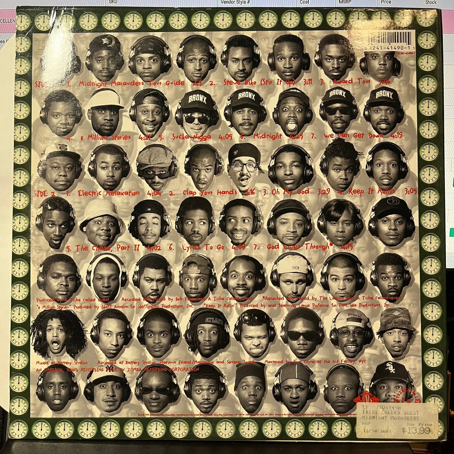 A Tribe Called Quest - Midnight Marauders (VINYL) | Very Good (VG) Excellent+ (EX+)
