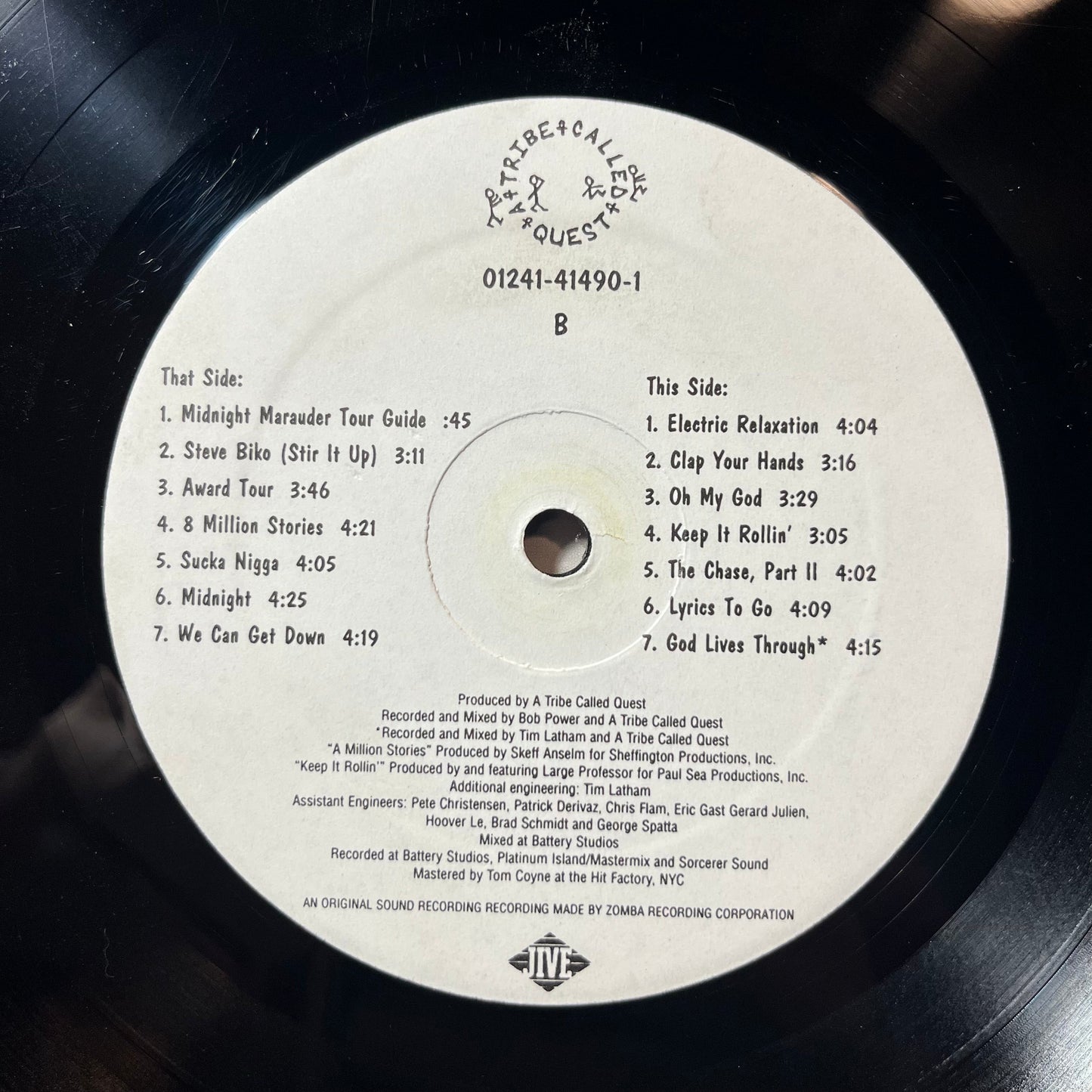 A Tribe Called Quest - Midnight Marauders (VINYL) | Very Good (VG) Excellent+ (EX+)
