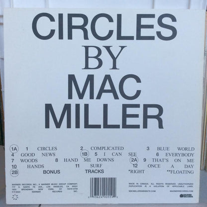 Mac Miller - Circles (2xVINYL) | Very Good (VG) Excellent+ (EX+)