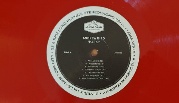 Andrew Bird - Hark! (RED VINYL) | Mint (M) Mint (M)
