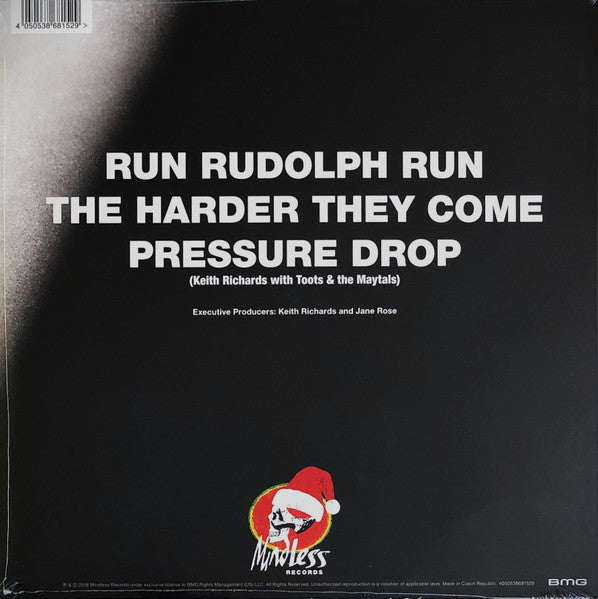 Run Rudolph Run / The Harder They Come / Pressure Drop (Red & Black Splatter Vinyl 12") | Mint (M) Mint (M)
