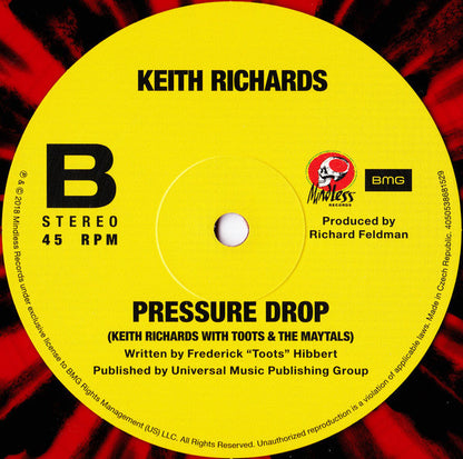 Run Rudolph Run / The Harder They Come / Pressure Drop (Red & Black Splatter Vinyl 12") | Mint (M) Mint (M)