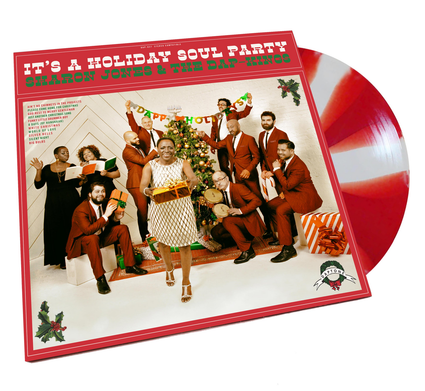 Sharon Jones & The Dap-Kings - It's A Holiday Soul Party (CANDY CANE VINYL)*DISCOUNTED* |