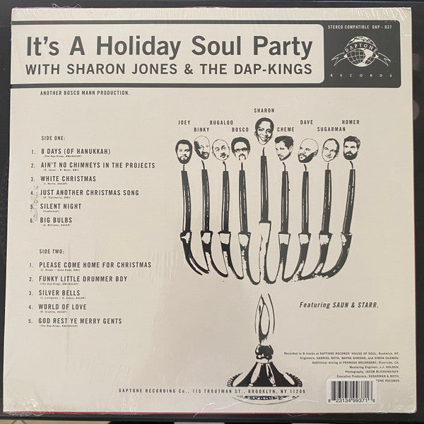 Sharon Jones & The Dap-Kings - It's A Holiday Soul Party (CANDY CANE VINYL)*DISCOUNTED* |