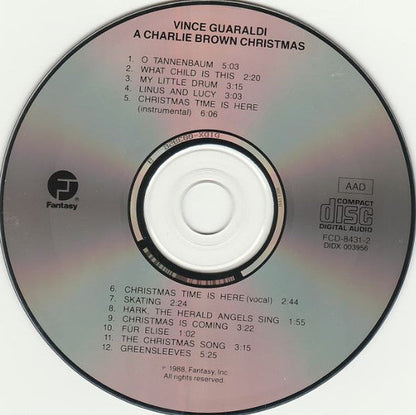 Vince Guaraldi Trio - A Charlie Brown Christmas (Original Sound Track Recording Of The CBS Television Special) (CD) | Excellent+ (EX+)