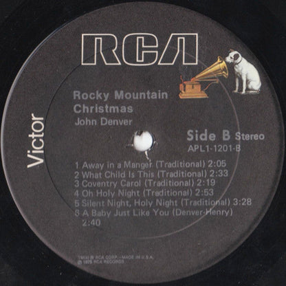 John Denver - Rocky Mountain Christmas (VINYL) | Excellent+ (EX+) Excellent+ (EX+)