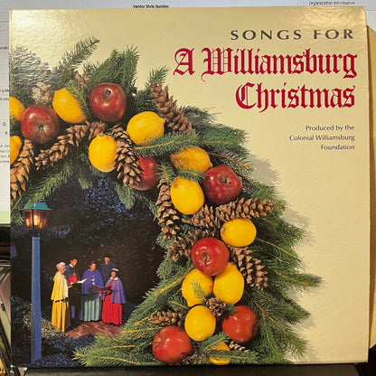 The Williamsburg Madrigal Singers - Songs For A Williamsburg Christmas (VINYL) | Excellent+ (EX+)