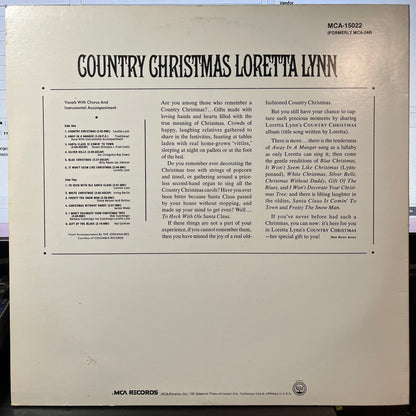 Loretta Lynn - Country Christmas (VINYL) | Excellent+ (EX+)